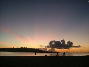 「夕暮れ」